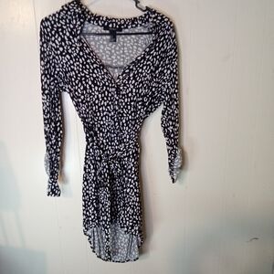 Forever 21 Monochrome Long Sleeve Dress